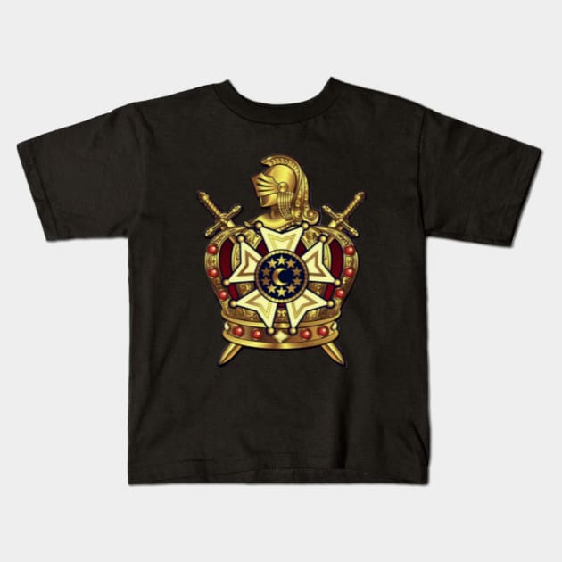 DeMolay, Crown of Youth Kids T-Shirt by Hermz Designs